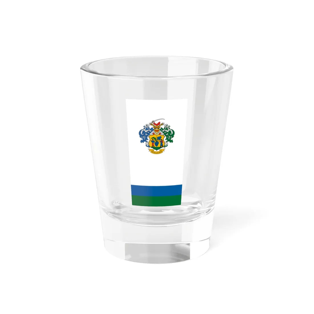 Flag of Villany vertical (Hungary) Shot Glass 1.5oz 1.5oz - Go Mug Yourself
