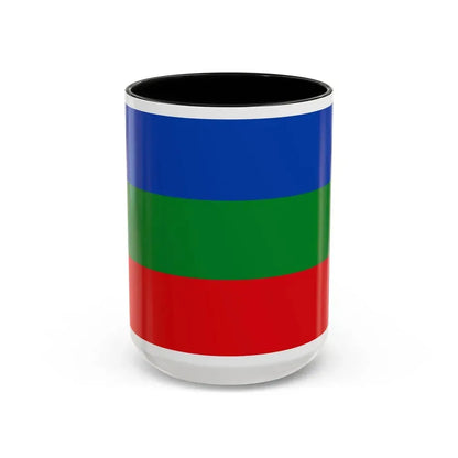 Flag of Villavicencio Meta Colombia - Accent Coffee Mug 15oz Black - Go Mug Yourself