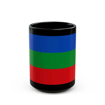 Flag of Villavicencio Meta Colombia - Black Coffee Mug 15oz - Go Mug Yourself
