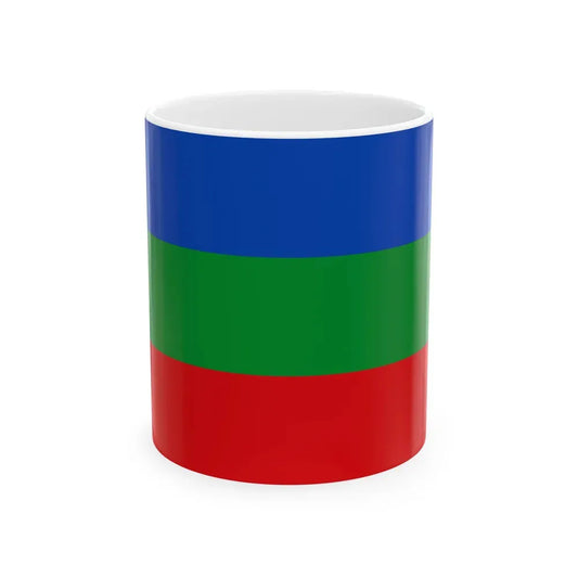 Flag of Villavicencio Meta Colombia - White Coffee Mug 11oz - Go Mug Yourself