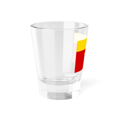 Flag of Villers-le-Bouillet (Belgium) Shot Glass 1.5oz - Go Mug Yourself