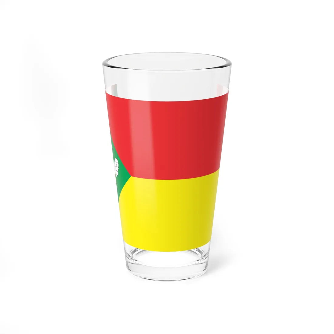 Flag of Vilshanka raion (Ukraine) Pint Glass 16oz 16oz - Go Mug Yourself