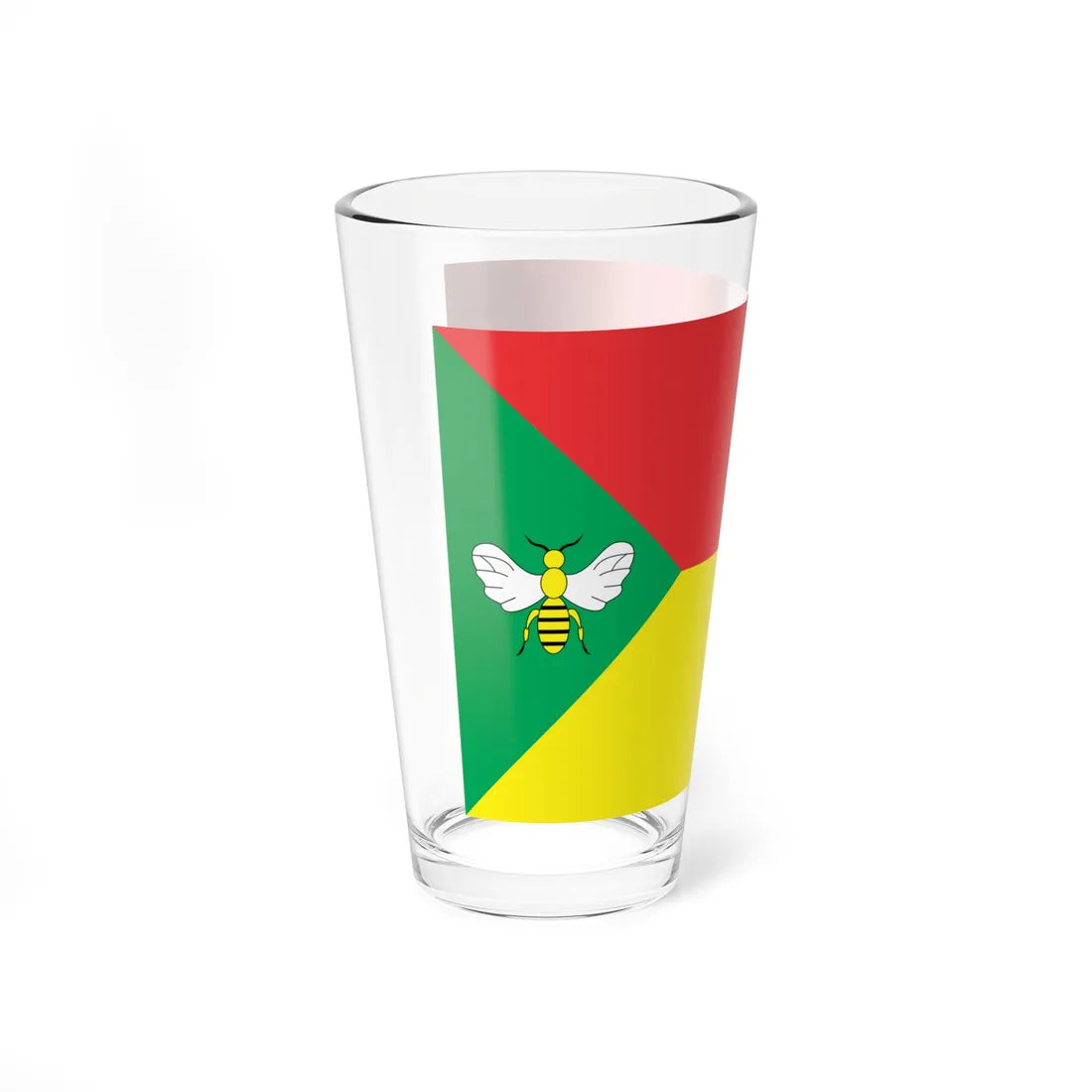 Flag of Vilshanka raion (Ukraine) Pint Glass 16oz - Go Mug Yourself