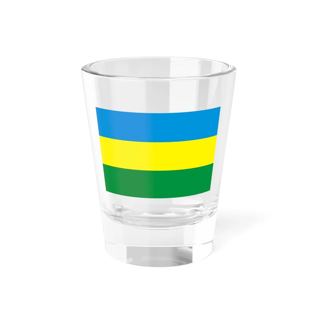 Flag of Vilyuysky rayon Yakutia (Russia) Shot Glass 1.5oz 1.5oz - Go Mug Yourself