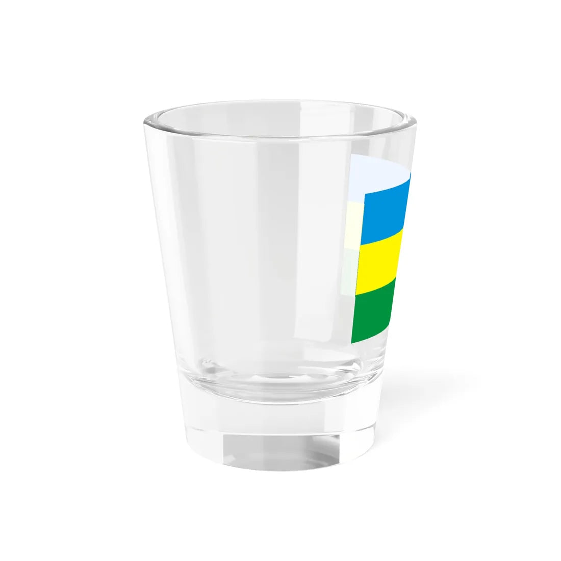 Flag of Vilyuysky rayon Yakutia (Russia) Shot Glass 1.5oz - Go Mug Yourself