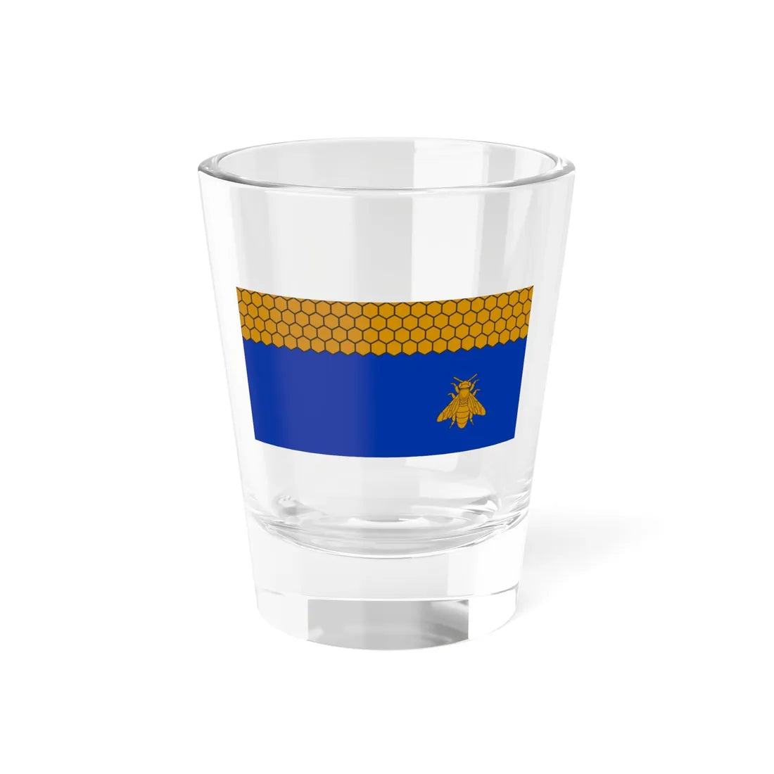 Flag of Viļāni (Latvia) Shot Glass 1.5oz 1.5oz - Go Mug Yourself