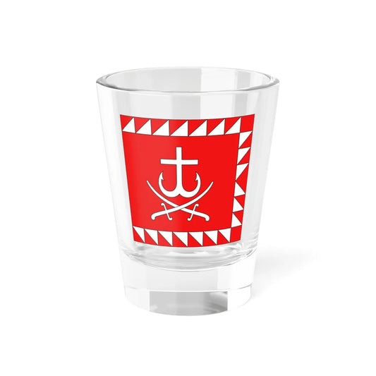Flag of Vinnycia (Ukraine) Shot Glass 1.5oz 1.5oz - Go Mug Yourself
