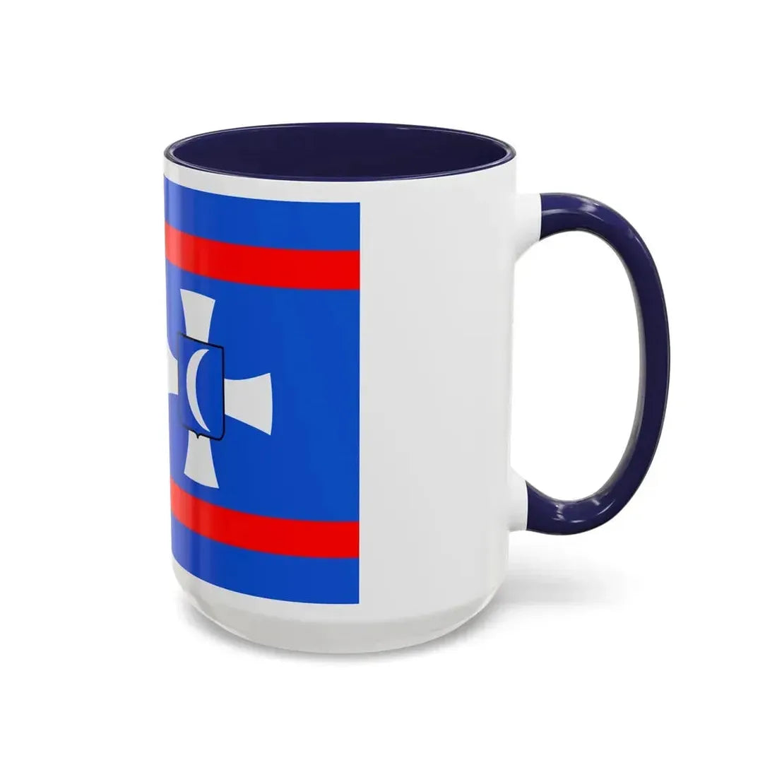 Flag of Vinnytsia Oblast Ukraine - Accent Coffee Mug - Go Mug Yourself