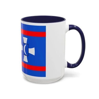 Flag of Vinnytsia Oblast Ukraine - Accent Coffee Mug - Go Mug Yourself