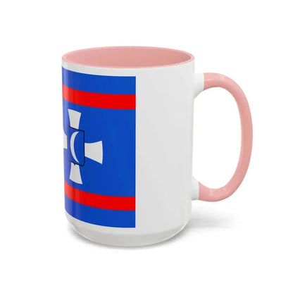 Flag of Vinnytsia Oblast Ukraine - Accent Coffee Mug - Go Mug Yourself
