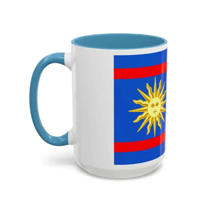 Flag of Vinnytsia Oblast Ukraine - Accent Coffee Mug - Go Mug Yourself