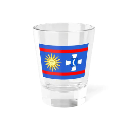 Flag of Vinnytsia Oblast Ukraine - Shot Glass 1.5oz 1.5oz - Go Mug Yourself