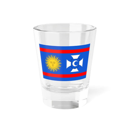 Flag of Vinnytsia Oblast (Ukraine) Shot Glass 1.5oz 1.5oz - Go Mug Yourself