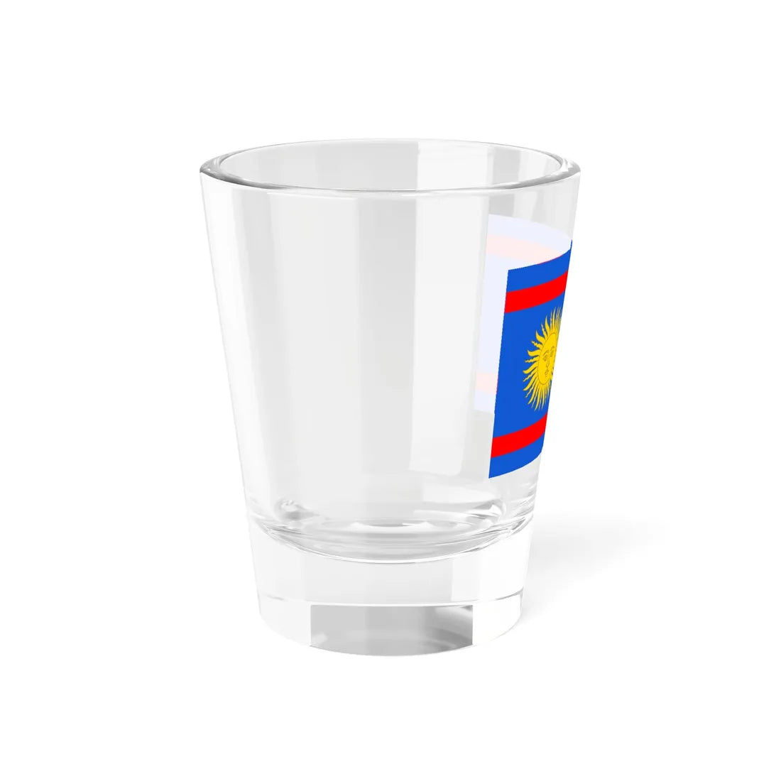 Flag of Vinnytsia Oblast (Ukraine) Shot Glass 1.5oz - Go Mug Yourself