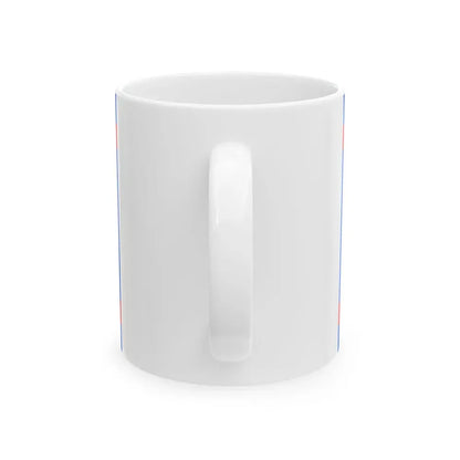 Flag of Vinnytsia Oblast Ukraine - White Coffee Mug - Go Mug Yourself
