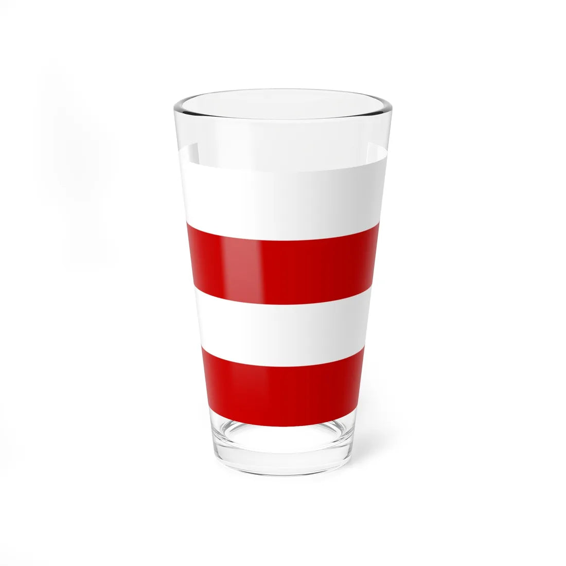 Flag of Vinohrady Prague (Czech Republic) Pint Glass 16oz 16oz - Go Mug Yourself