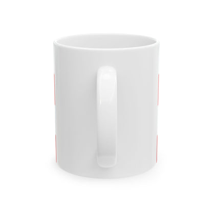Flag of Vinohrady Prague (Czech Republic) White Coffee Mug-Go Mug Yourself