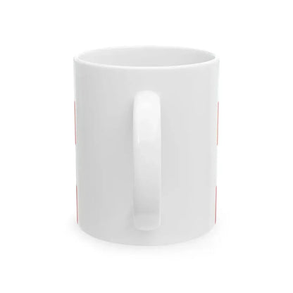 Flag of Vinohrady Prague (Czech Republic) White Coffee Mug - Go Mug Yourself