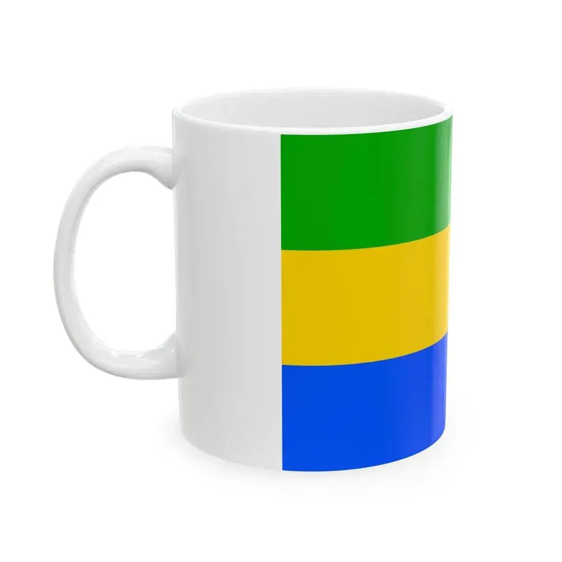 Flag of Vinor (Czech Republic) White Coffee Mug - Go Mug Yourself