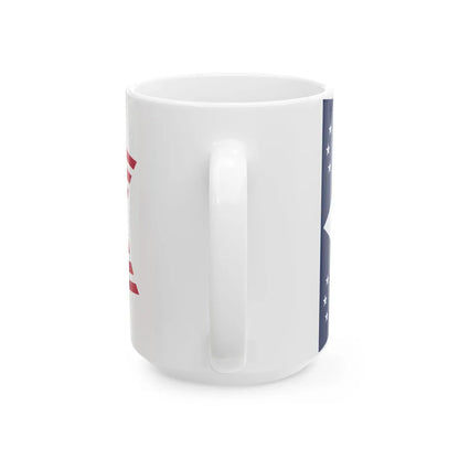 Flag of Vinton County Ohio (United States) White Coffee Mug - Go Mug Yourself