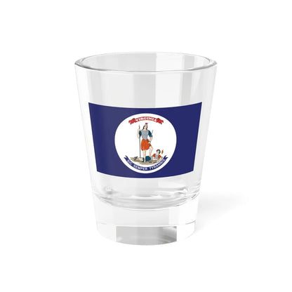 Flag of Virginia 1861-1865 (United States) Shot Glass 1.5oz 1.5oz - Go Mug Yourself