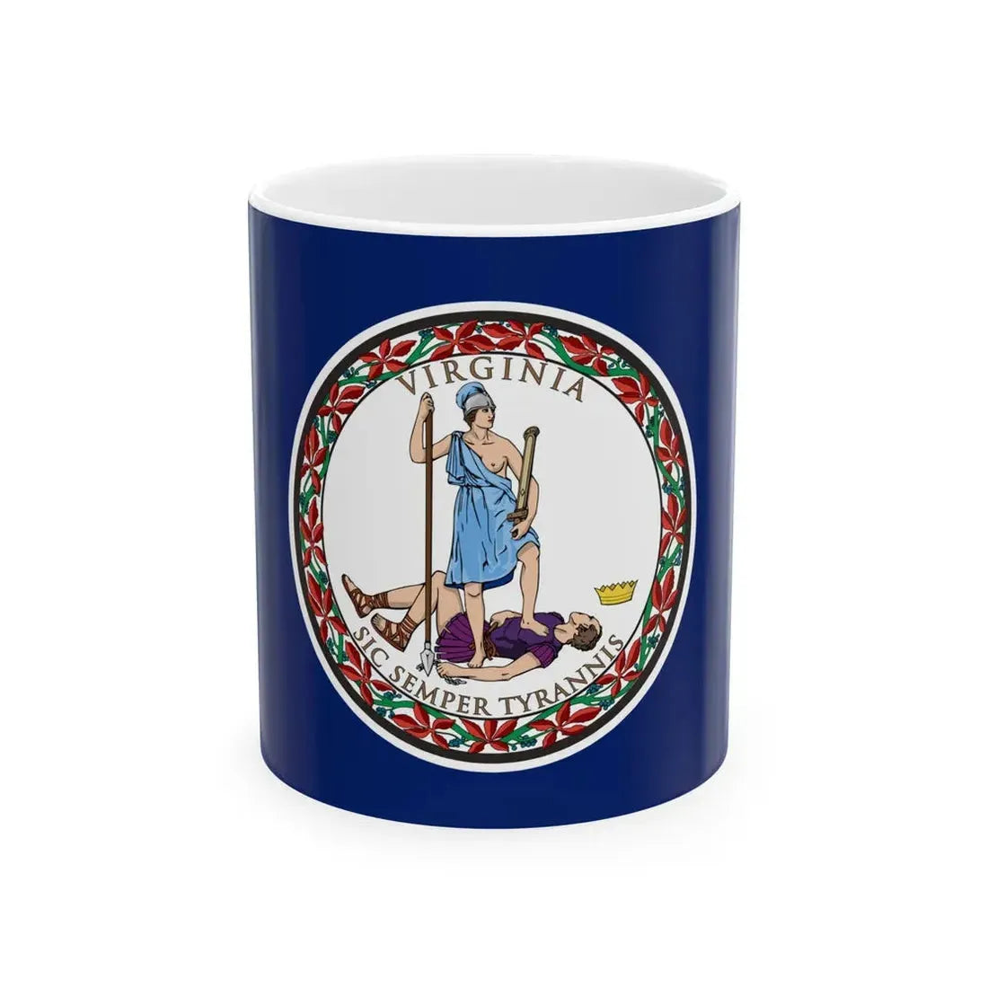 Flag of Virginia (United States) White Coffee Mug 11oz - Go Mug Yourself