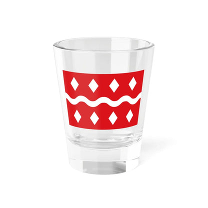Flag of Viroinval (Belgium) Shot Glass 1.5oz 1.5oz - Go Mug Yourself