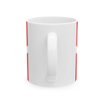 Flag of Viroinval (Belgium) White Coffee Mug-Go Mug Yourself