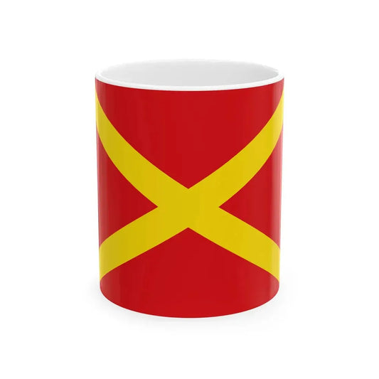 Flag of Virton (Belgium) White Coffee Mug 11oz - Go Mug Yourself
