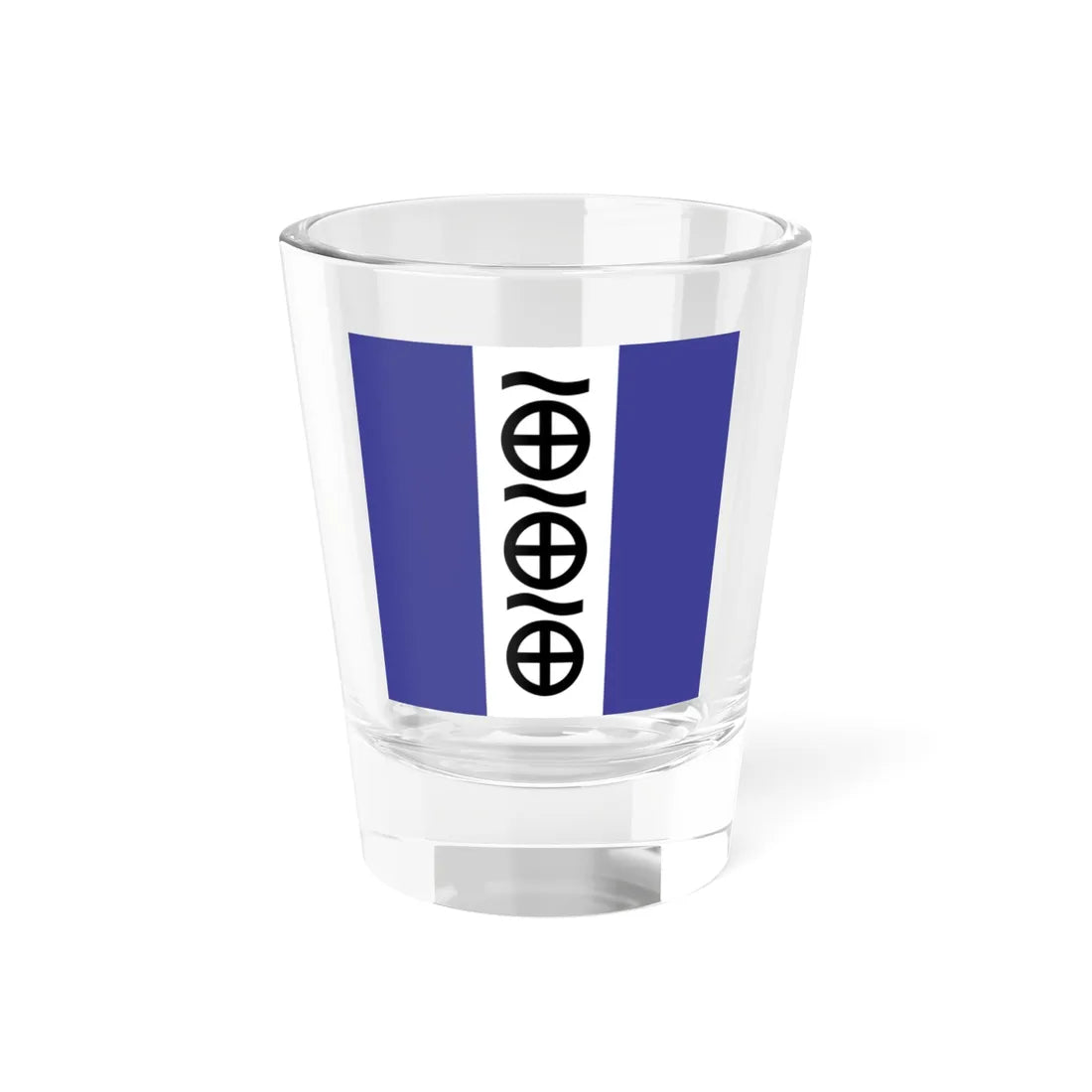 Flag of Viru-Nigula Parish (Estonia) Shot Glass 1.5oz 1.5oz - Go Mug Yourself