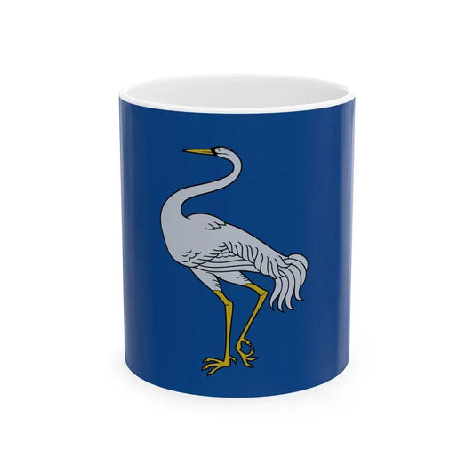 Flag of Visaginas (Lithuania) White Coffee Mug 11oz - Go Mug Yourself