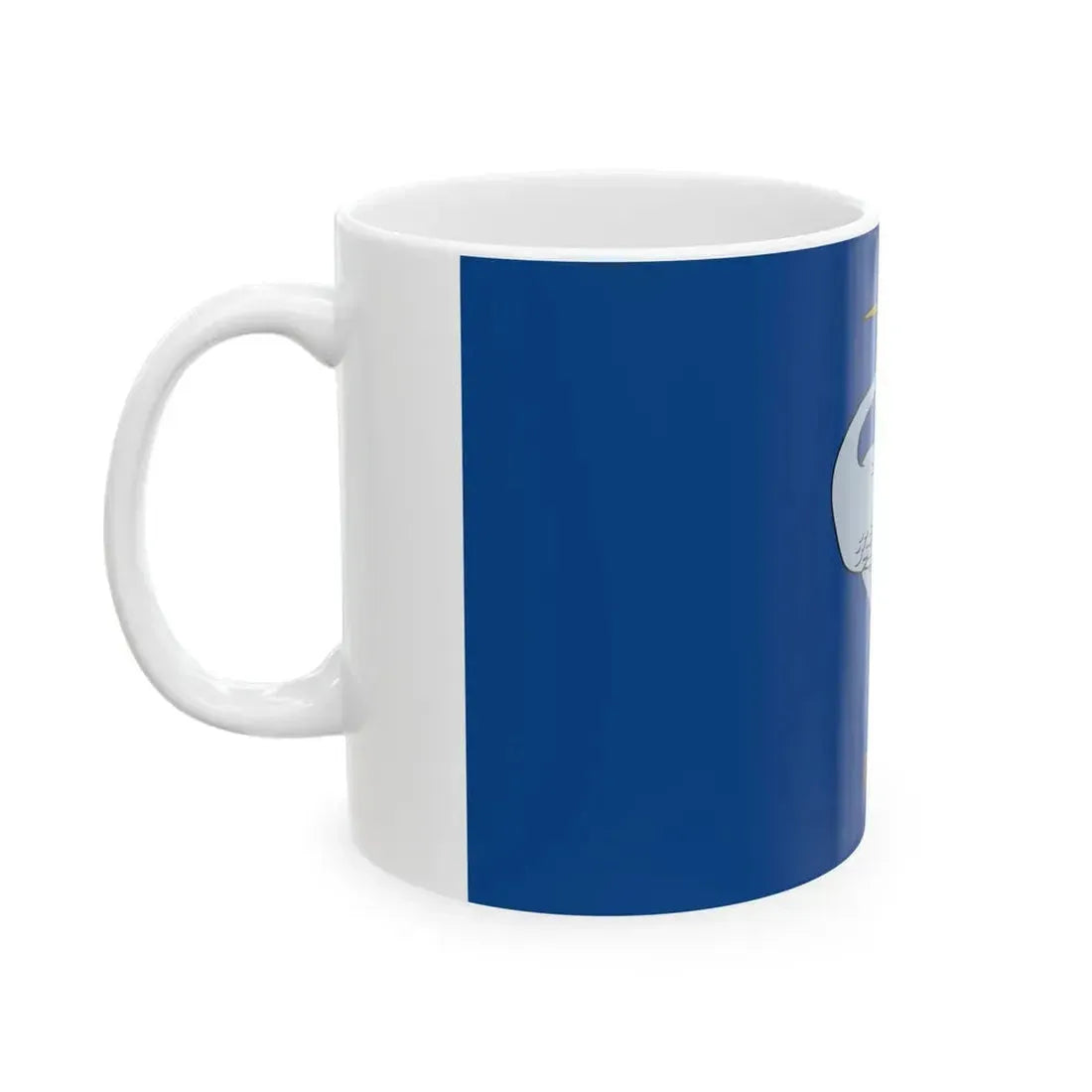 Flag of Visaginas (Lithuania) White Coffee Mug - Go Mug Yourself