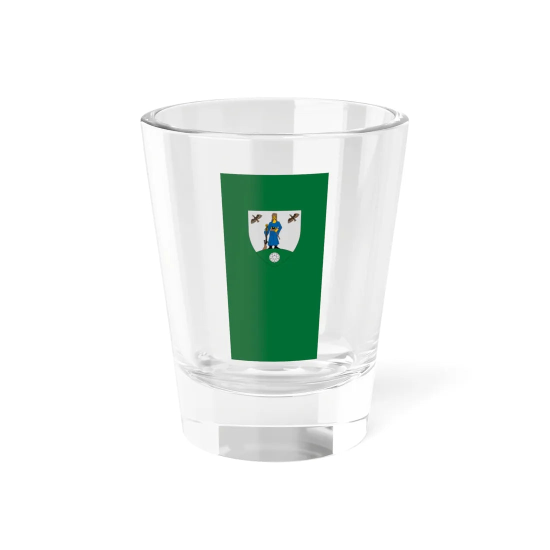 Flag of Visnye (Hungary) Shot Glass 1.5oz 1.5oz - Go Mug Yourself