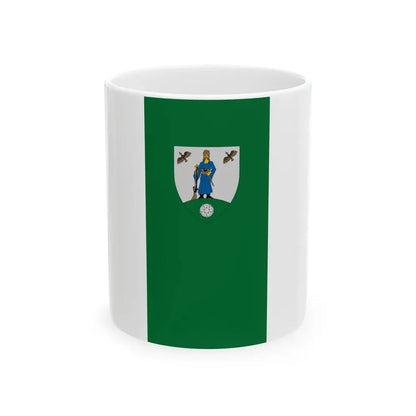 Flag of Visnye (Hungary) White Coffee Mug 11oz - Go Mug Yourself