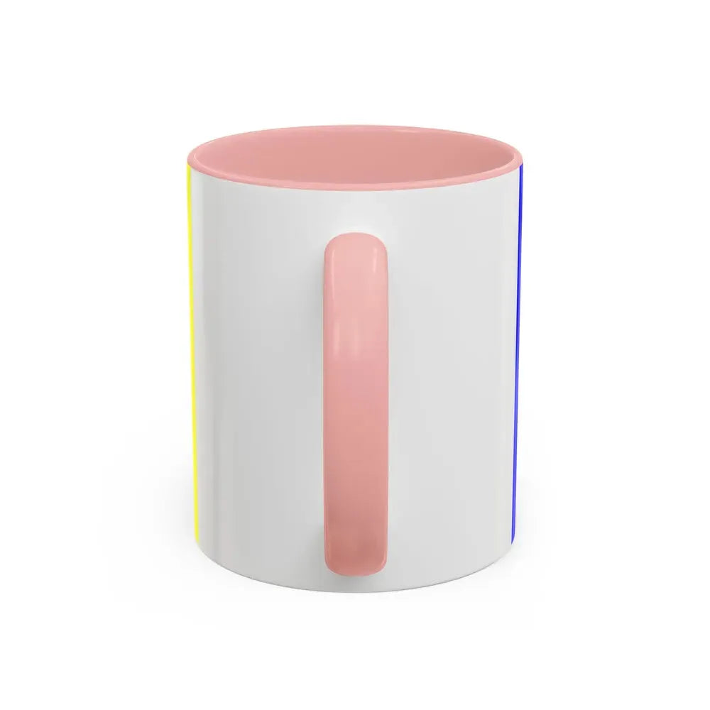 Flag of Viterbo Italy - Accent Coffee Mug - Go Mug Yourself
