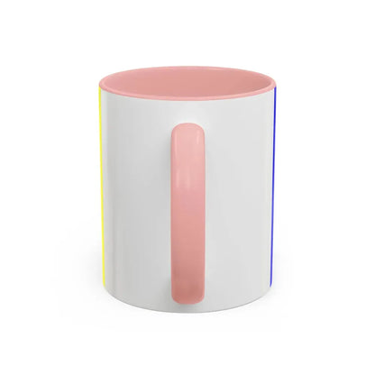 Flag of Viterbo Italy - Accent Coffee Mug - Go Mug Yourself