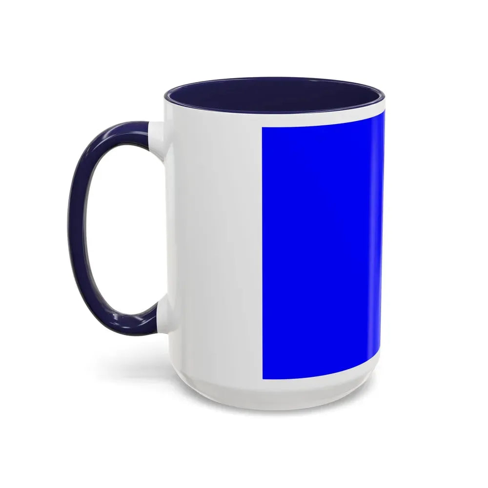 Flag of Viterbo Italy - Accent Coffee Mug - Go Mug Yourself