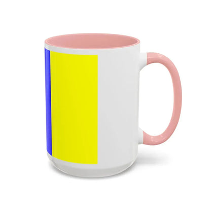 Flag of Viterbo Italy - Accent Coffee Mug - Go Mug Yourself