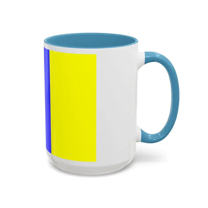 Flag of Viterbo Italy - Accent Coffee Mug - Go Mug Yourself