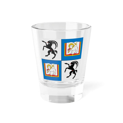 Flag of Vitus Huonder (Switzerland) Shot Glass 1.5oz 1.5oz - Go Mug Yourself