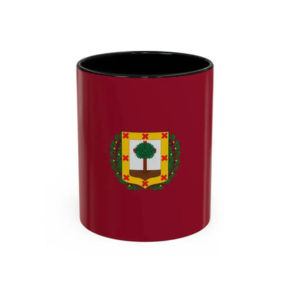 Flag of Vizcaya Spain - Accent Coffee Mug 11oz Black - Go Mug Yourself
