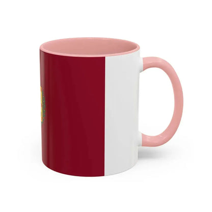 Flag of Vizcaya Spain - Accent Coffee Mug - Go Mug Yourself