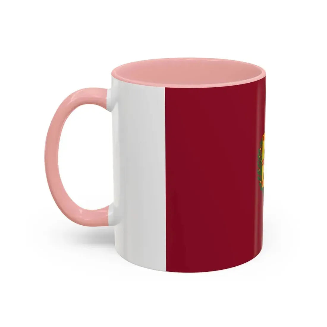 Flag of Vizcaya Spain - Accent Coffee Mug - Go Mug Yourself