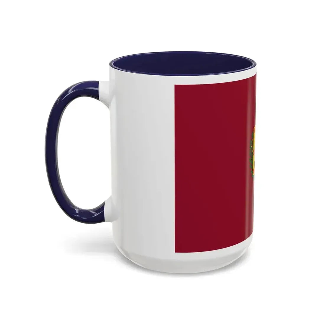 Flag of Vizcaya Spain - Accent Coffee Mug - Go Mug Yourself