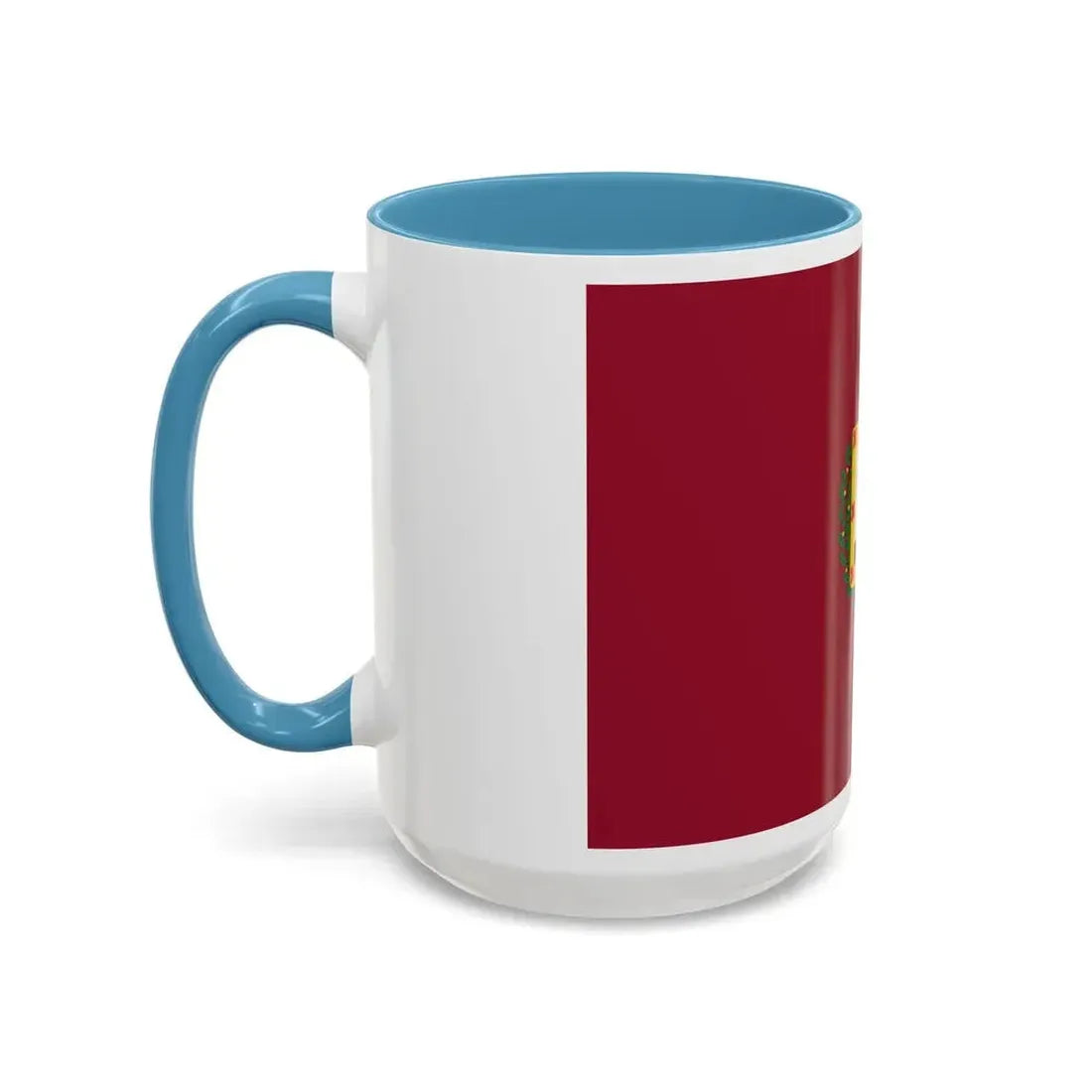Flag of Vizcaya Spain - Accent Coffee Mug - Go Mug Yourself