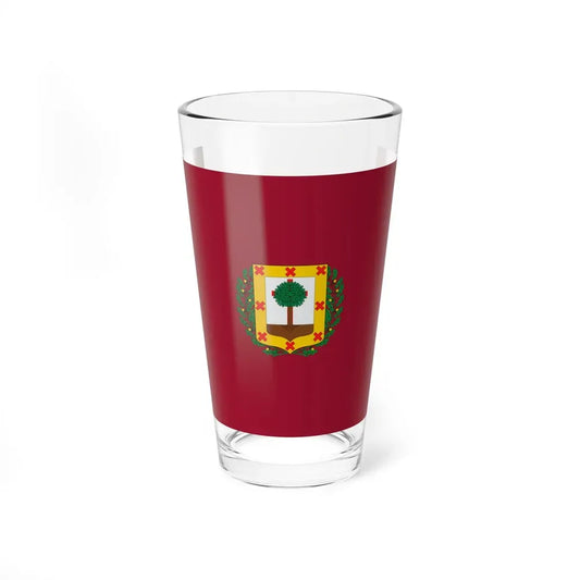 Flag of Vizcaya Spain - Pint Glass 16oz 16oz - Go Mug Yourself