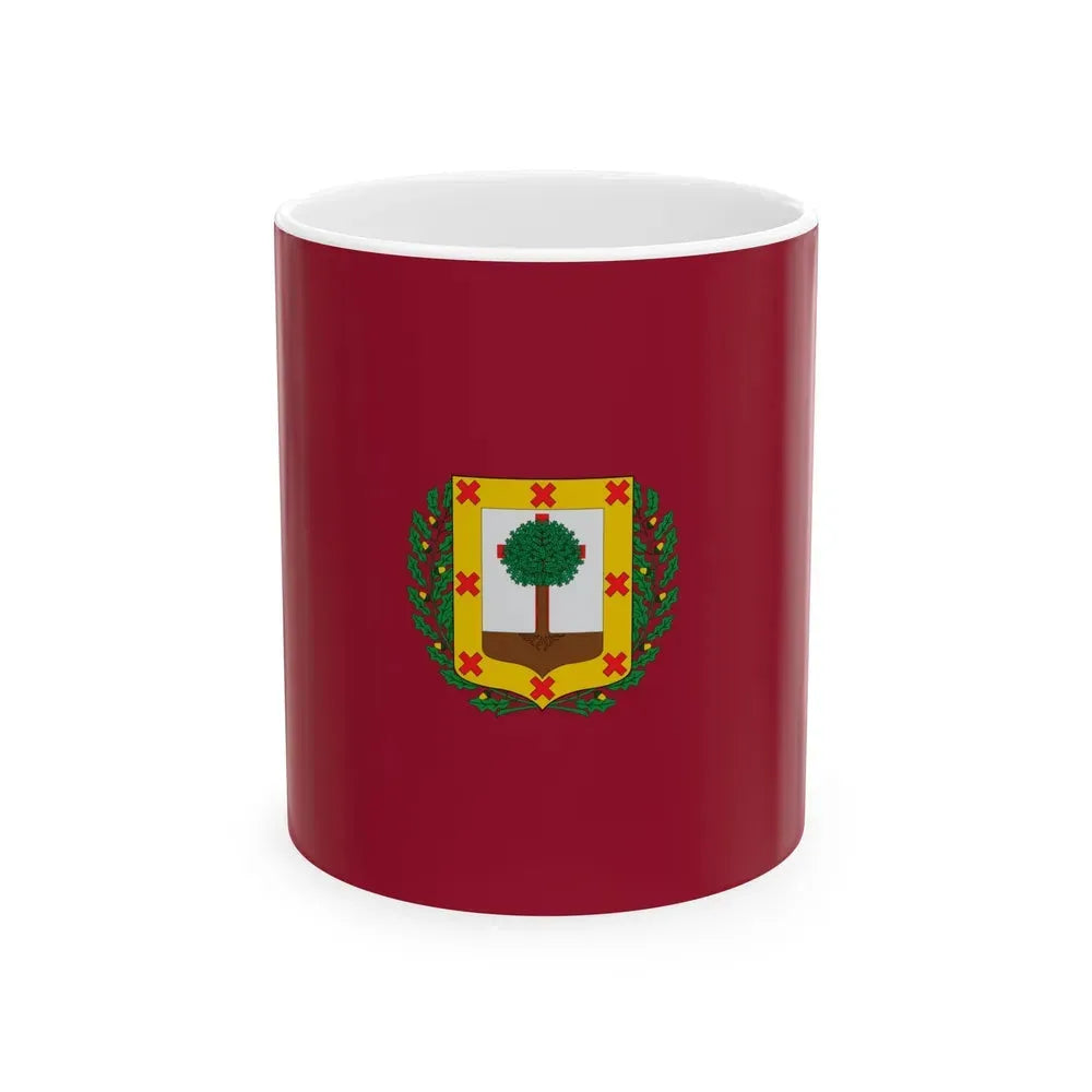 Flag of Vizcaya Spain - White Coffee Mug 11oz - Go Mug Yourself