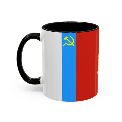 Flag of Vladimir Oblast Russia - Accent Coffee Mug - Go Mug Yourself