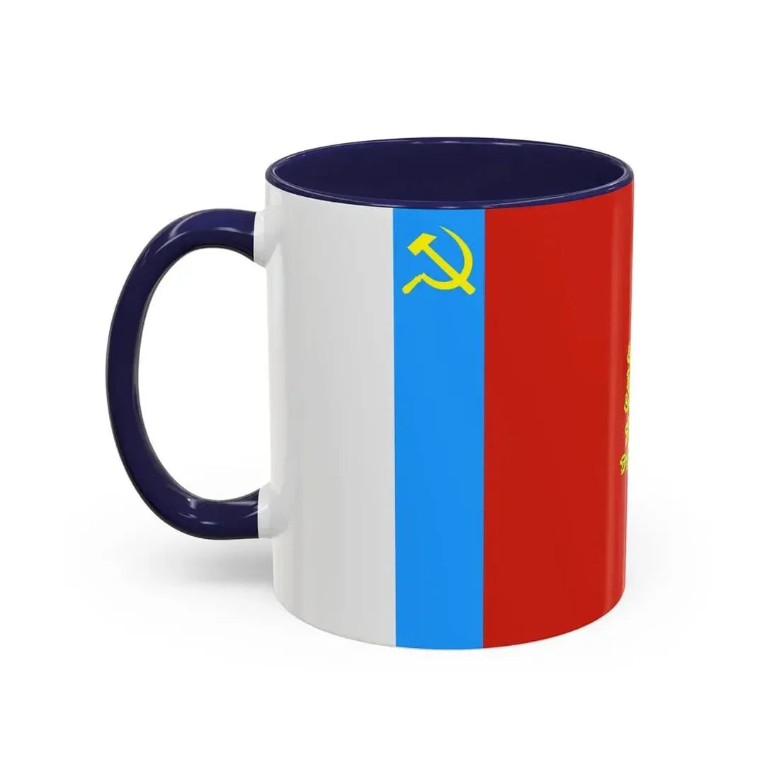 Flag of Vladimir Oblast Russia - Accent Coffee Mug - Go Mug Yourself
