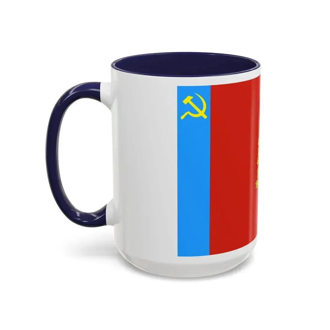 Flag of Vladimir Oblast Russia - Accent Coffee Mug - Go Mug Yourself